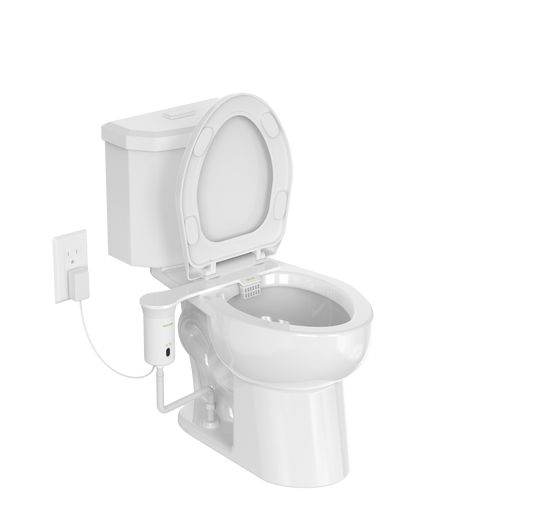 Toilet Odor Remover, Model ANS-01PM (Plug-in Powered, Manual Touchless Control)