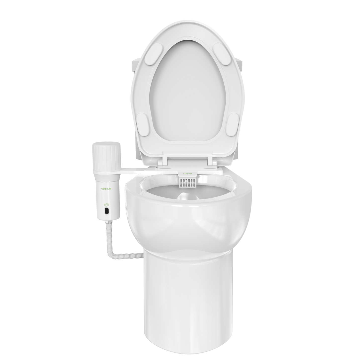 Toilet Odor Remover, Model ANS-01RM (Rechargeable Battery Powered, Manual Touchless Control)