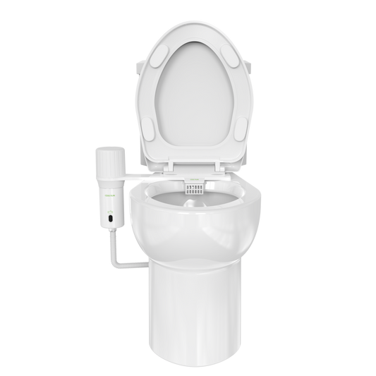 Toilet Odor Remover, Model ANS-01RM (Rechargeable Battery Powered, Manual Touchless Control)